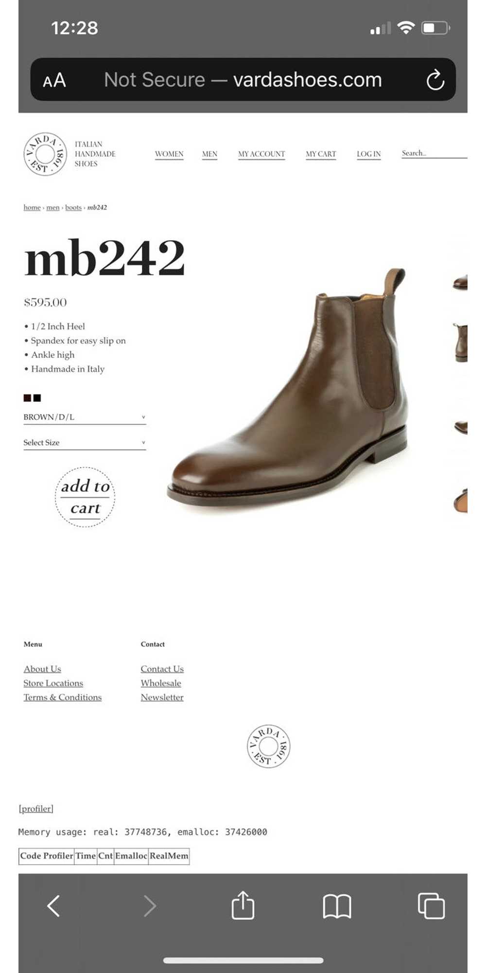 Italian Designers Varda Brown Leather Boots - image 2