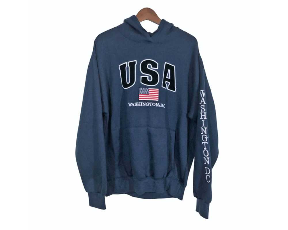 Other UNITED STATE WASHINGTON Blue Hoodie Men's S… - image 1
