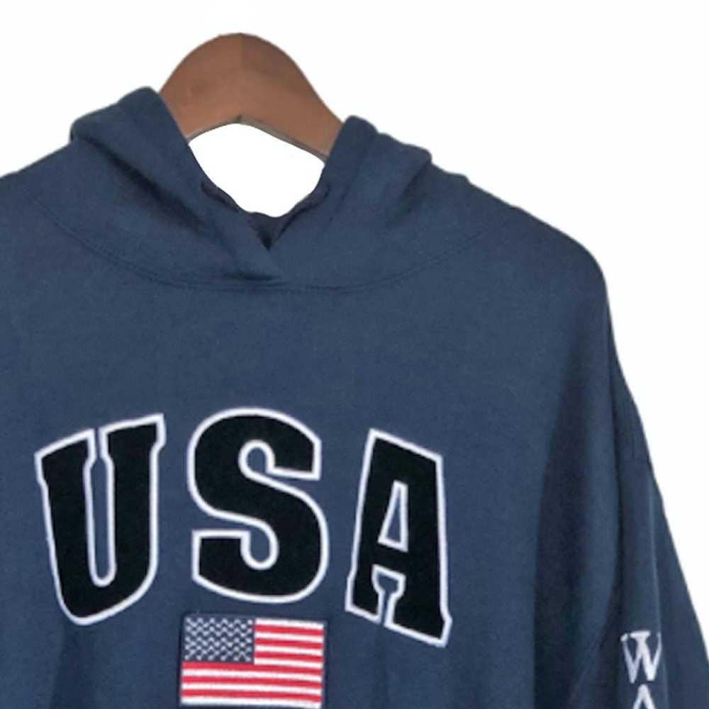 Other UNITED STATE WASHINGTON Blue Hoodie Men's S… - image 5