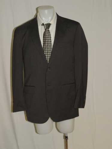 Isaia Sanita Silk Blend Gray Current Two Button B… - image 1