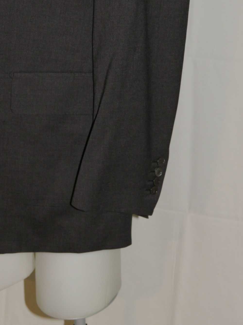 Isaia Sanita Silk Blend Gray Current Two Button B… - image 7