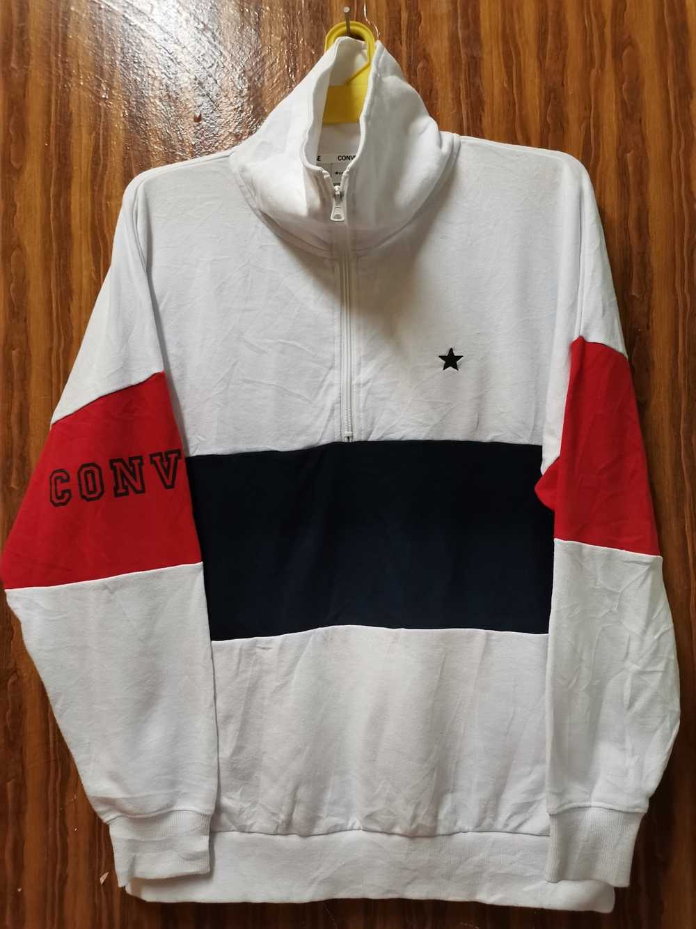 Converse × Streetwear Converse sweatshirt half zi… - image 1