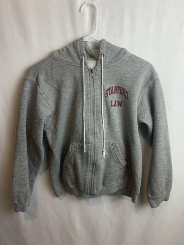 Other Vintage Stanford Law College Zip Up Grey Ho… - image 1