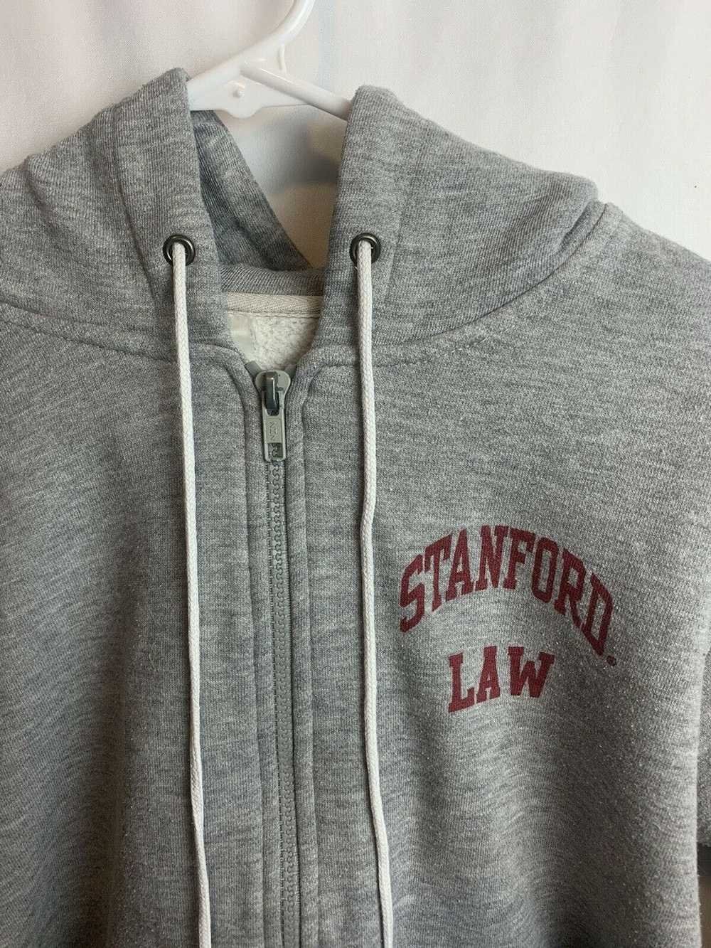 Other Vintage Stanford Law College Zip Up Grey Ho… - image 3