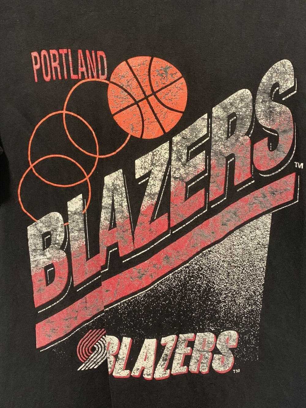 Champion Portland Trail Blazers Early 90’s T-Shir… - image 2
