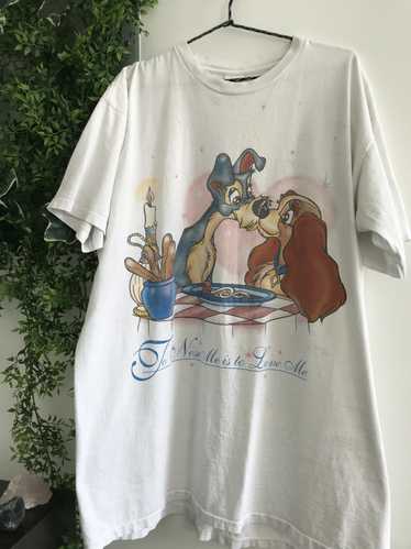 Lady & The Tramp Dogs Brown White Cute Disney Cartoon Baseball Jersey Shirt