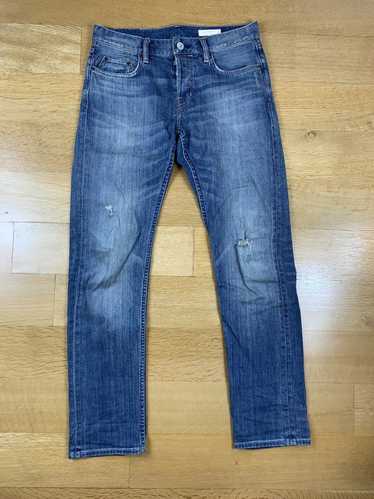 Allsaints Allsaints Straight Fit Denim Jeans Reed 