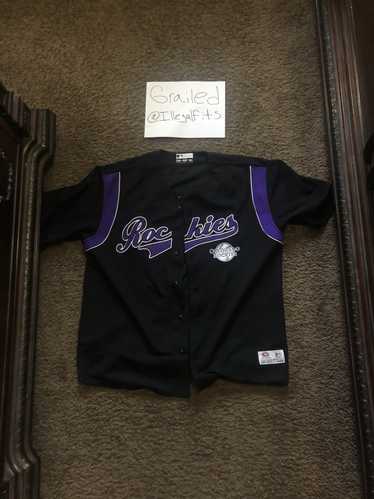 VTG Colorado Rockies Starter Baseball Jersey Dante Bichette Men's XL  90s MLB