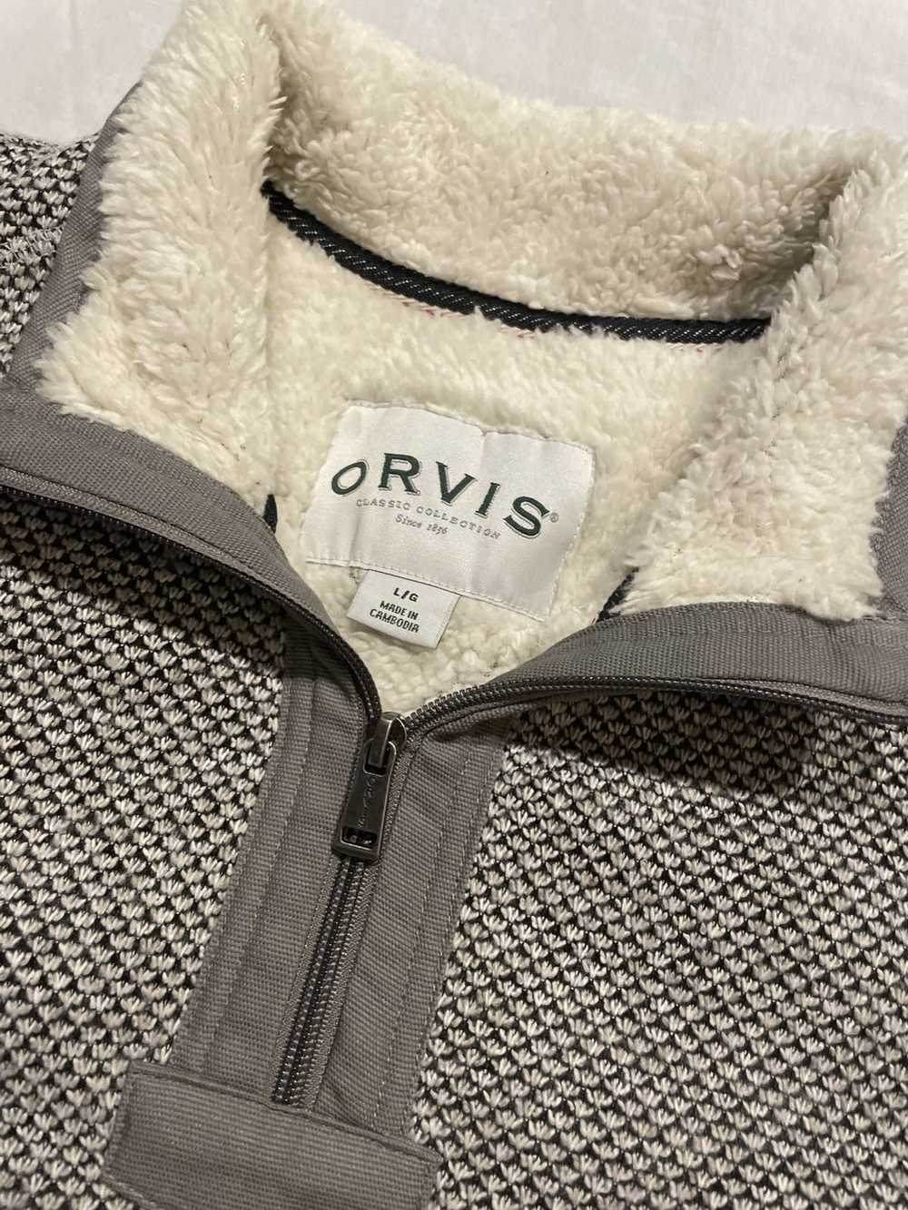 Orvis Orvis Grey 1/4 Zip Fleece - image 2