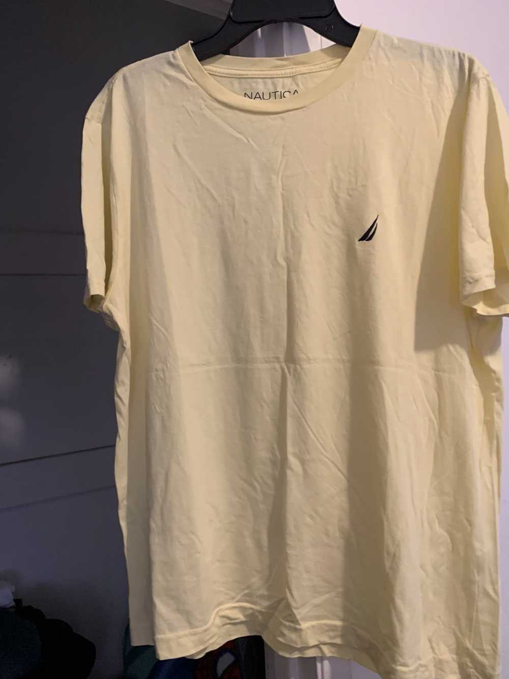 Nautica Light Yellow Nautica T Shirt Size Large - image 6