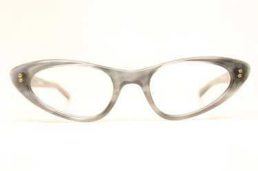 Unused Gray Pointy Vintage Cat Eye Glasses - image 1