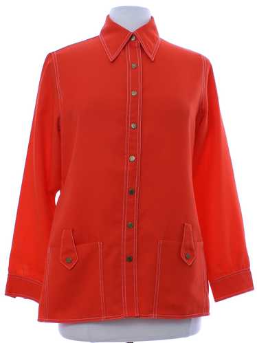 1960's Womens Mod Tunic Style Shirt