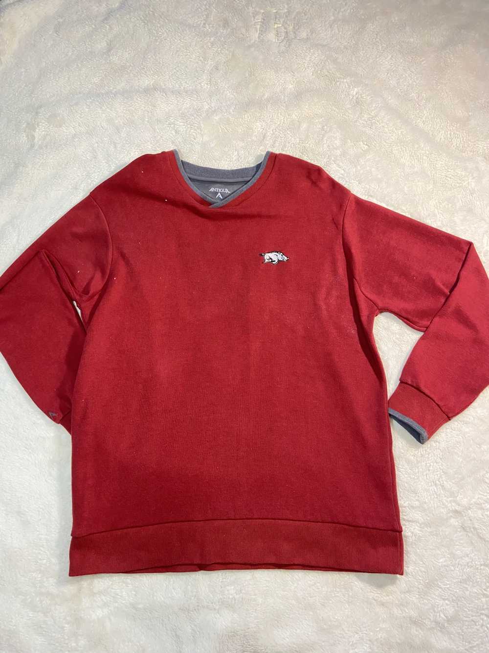 Antigua × Vintage ARKANSAS RAZORBACKS SWEATER - V… - image 1