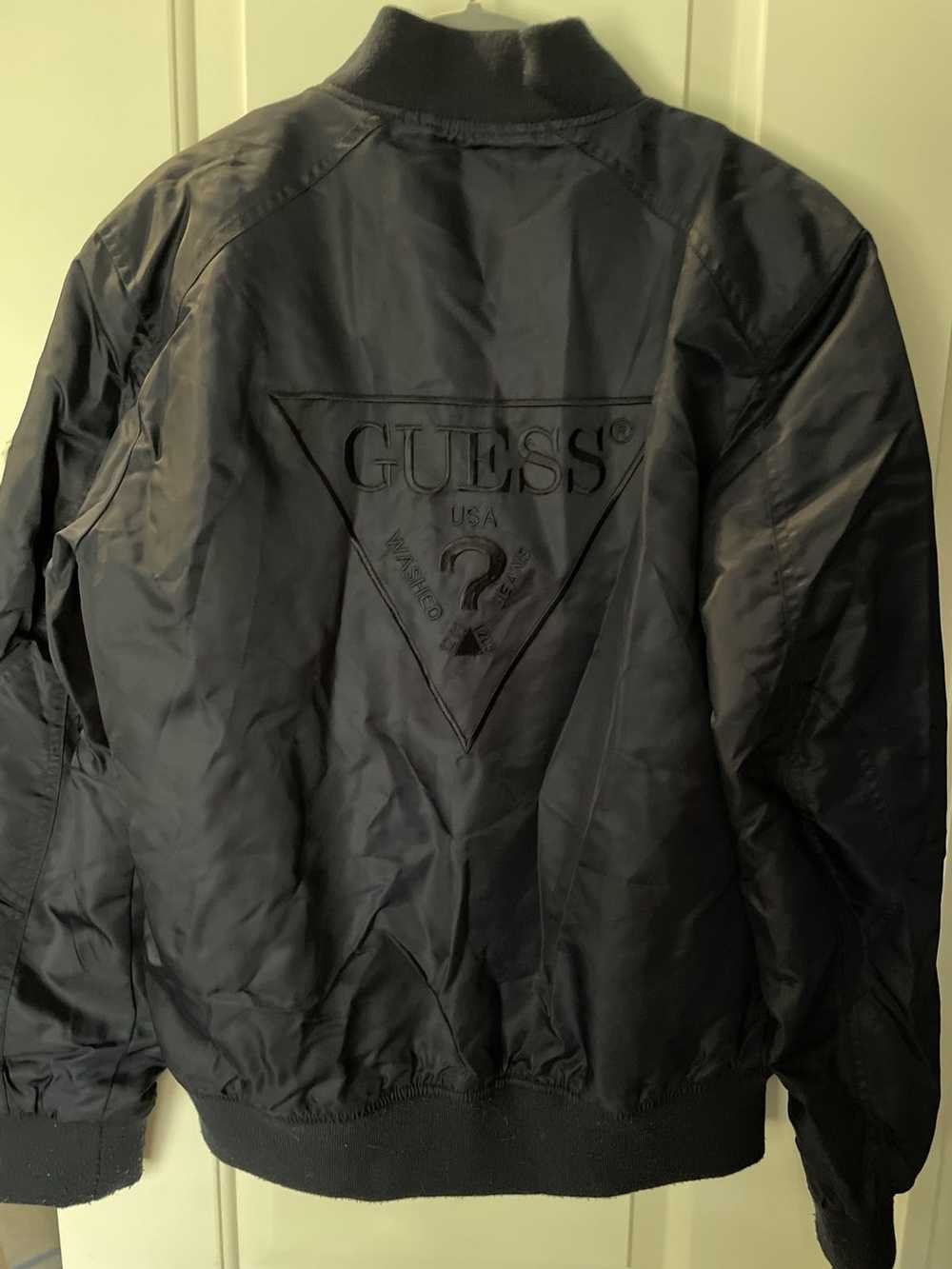 Guess × Streetwear Guess Navy Bomber Jacket - image 2