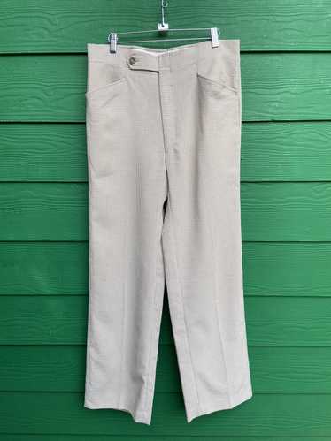 Vintage Vintage Light brown plaid dress pants