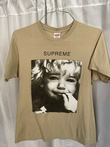 Supreme crying hot sale baby tee