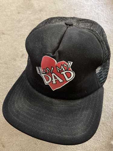 Made In Usa × Trucker Hat × Vintage I LUV MY DAD … - image 1