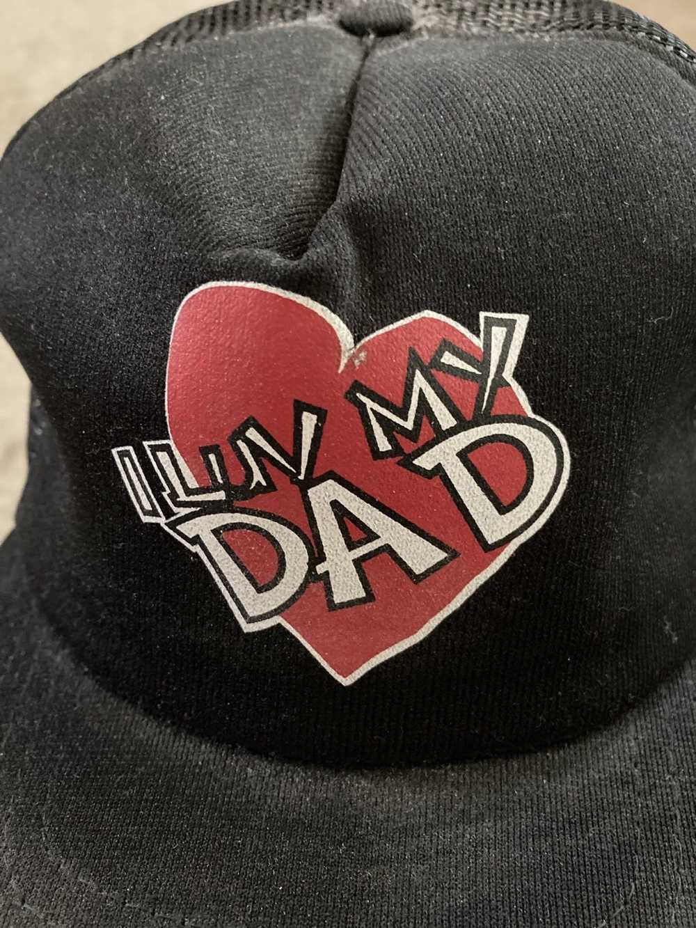 Made In Usa × Trucker Hat × Vintage I LUV MY DAD … - image 2