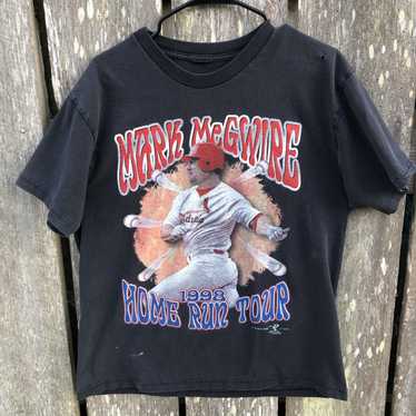 Vintage Mark McGwire Home Run Tour Graphic T Shirt 1998 Black XL – Black  Shag Vintage