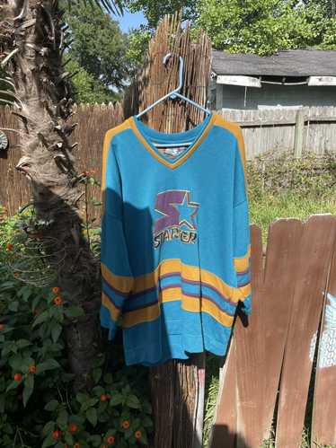 Starter St Louis Blues Vintage Hockey Jersey Size L Blue