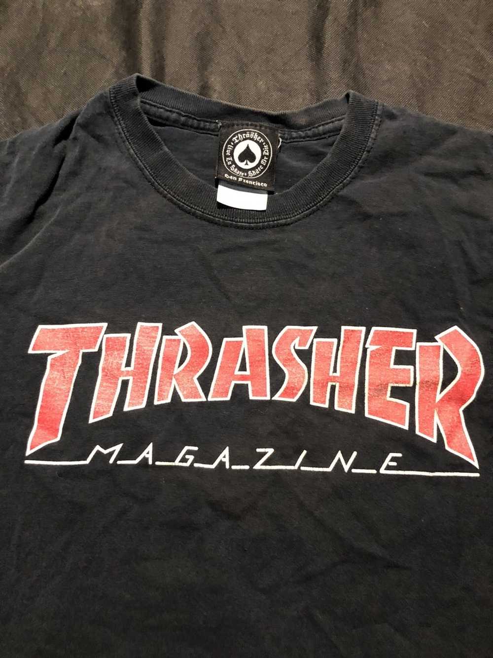 Thrasher × Vintage Vintage distressed thrasher ma… - image 2
