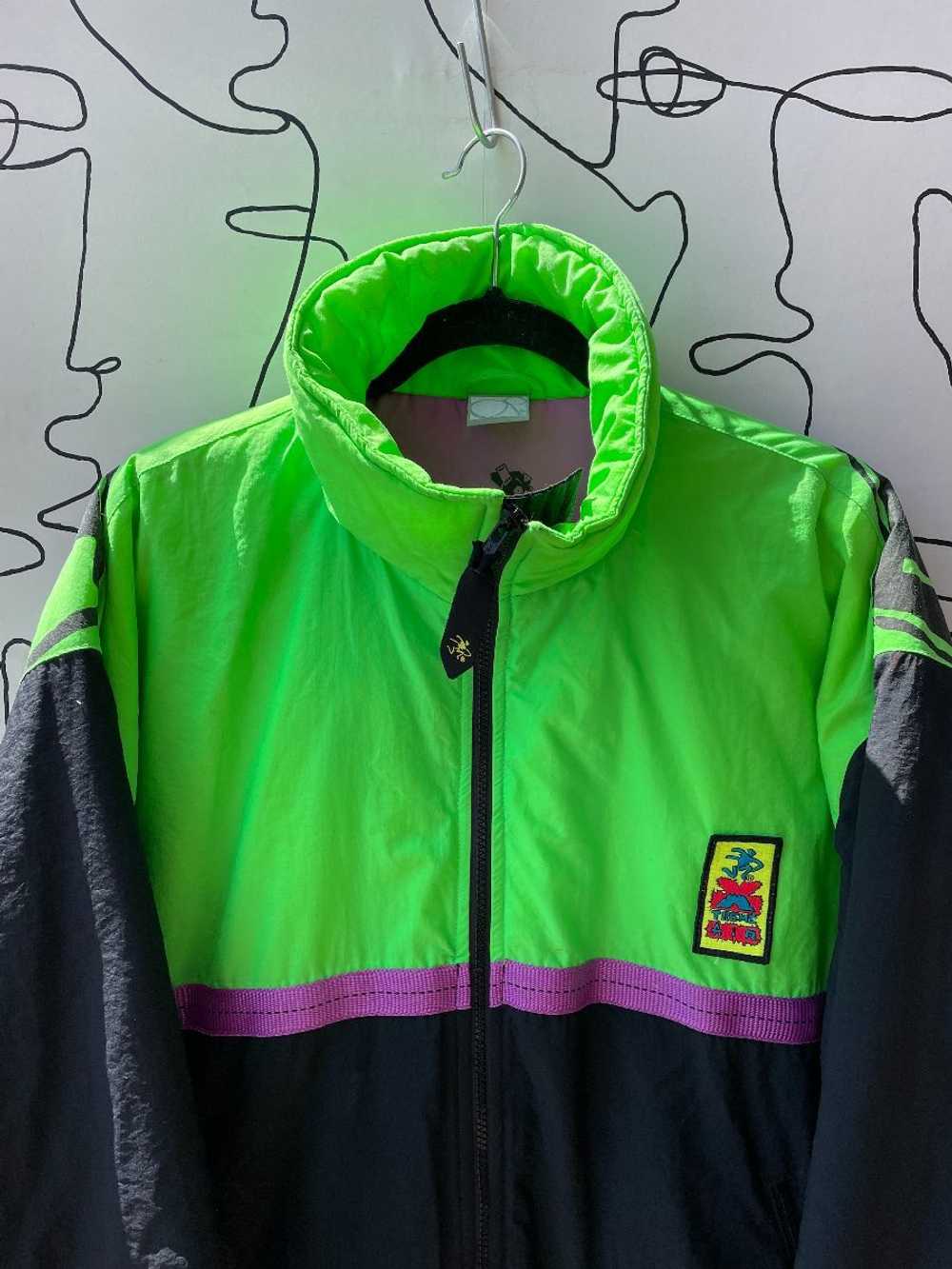 1980S OCEAN PACIFIC XTREME AIR ZIP UP PUFFY JACKET - image 4