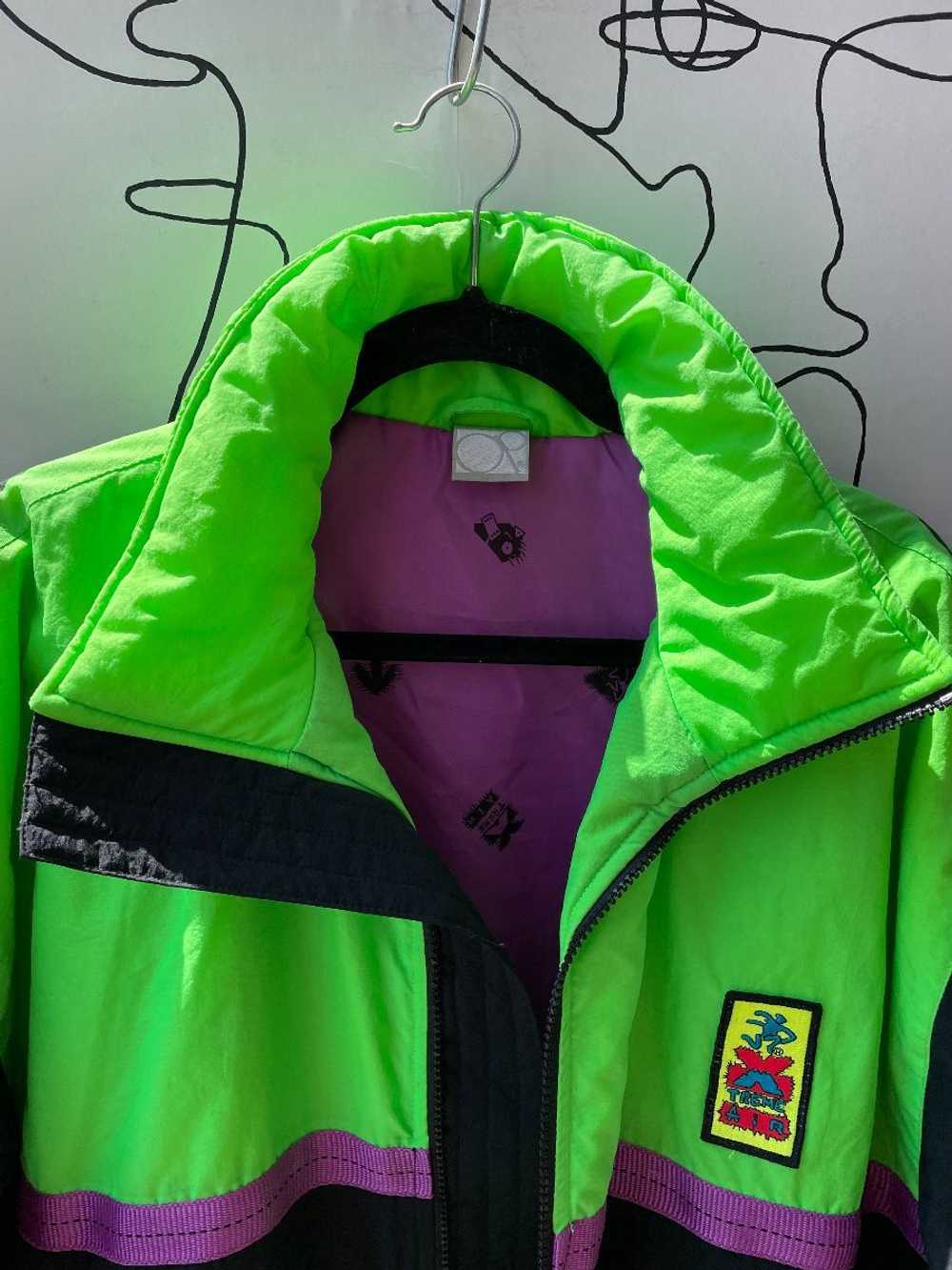 1980S OCEAN PACIFIC XTREME AIR ZIP UP PUFFY JACKET - image 5