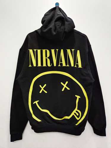 Nirvana × Rock Band Nirvana Hoodie Big Smile Logo