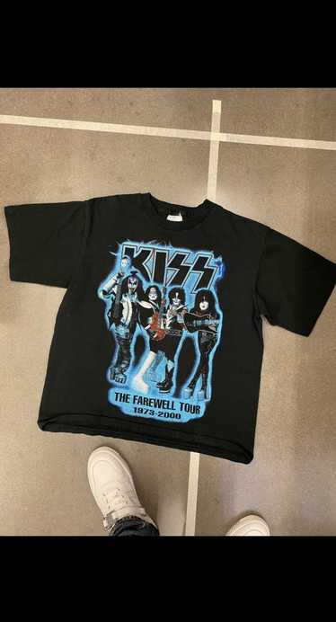 L * vintage KISS 2000 farewell tour t shirt * band concert * 23.193