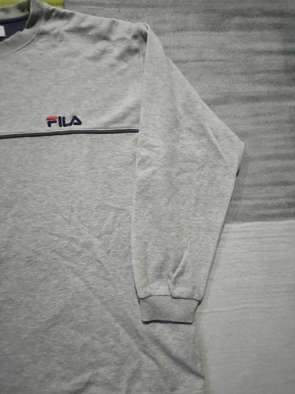 Fila × Japanese Brand Fila Grey Sweatshirts - image 2