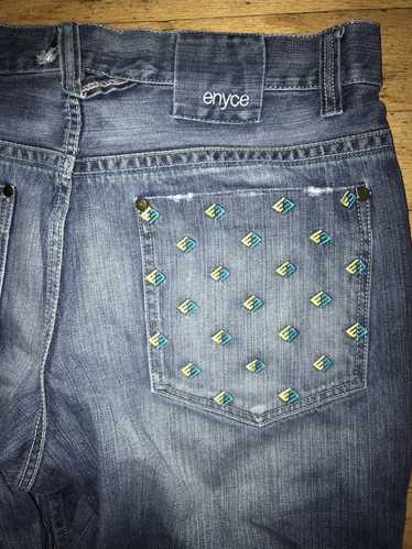 Enyce × Vintage VTG y2k Enyce Baggy Embroidered B… - image 1