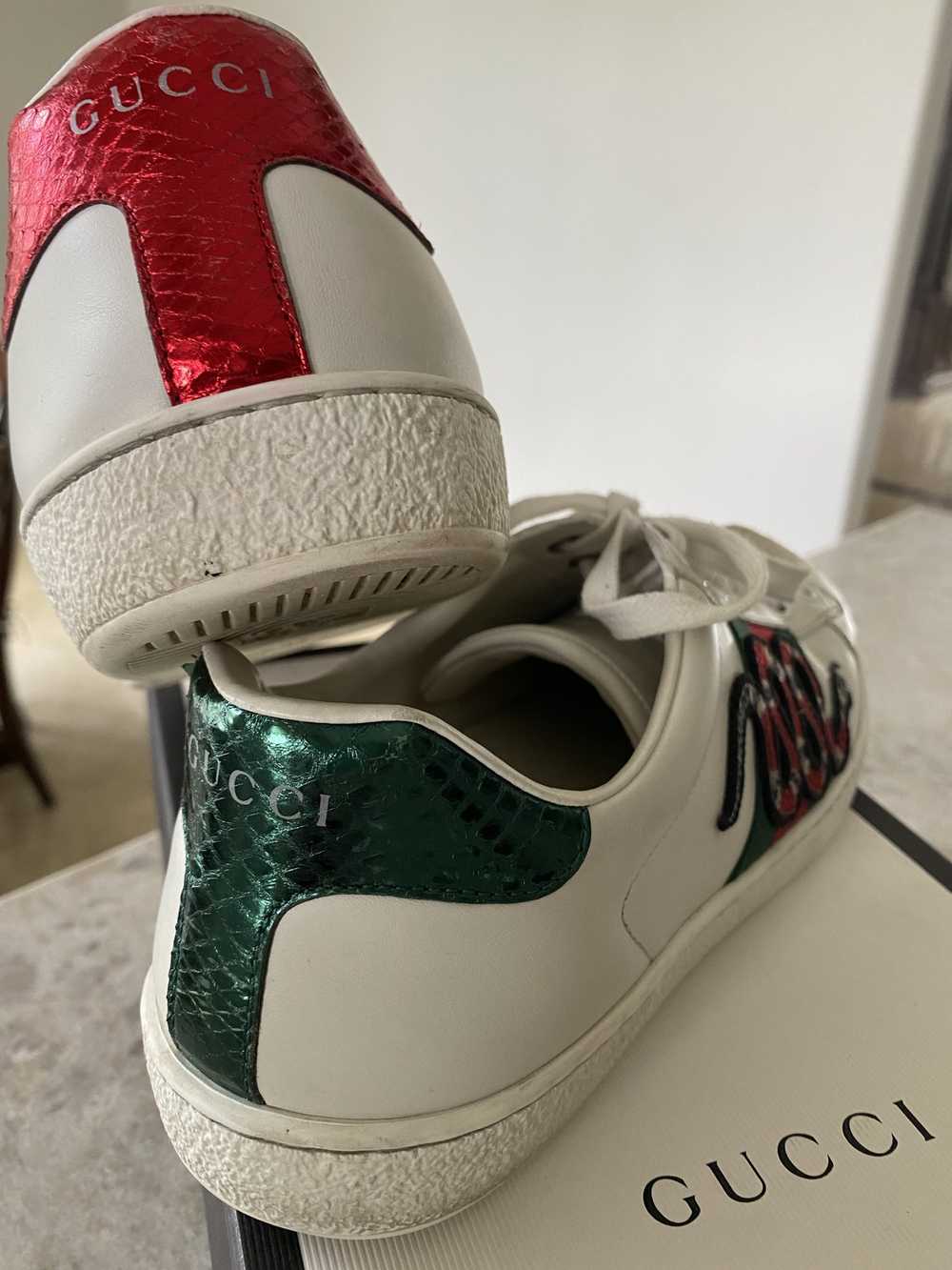 Gucci Ace Snake Sneakers - image 8