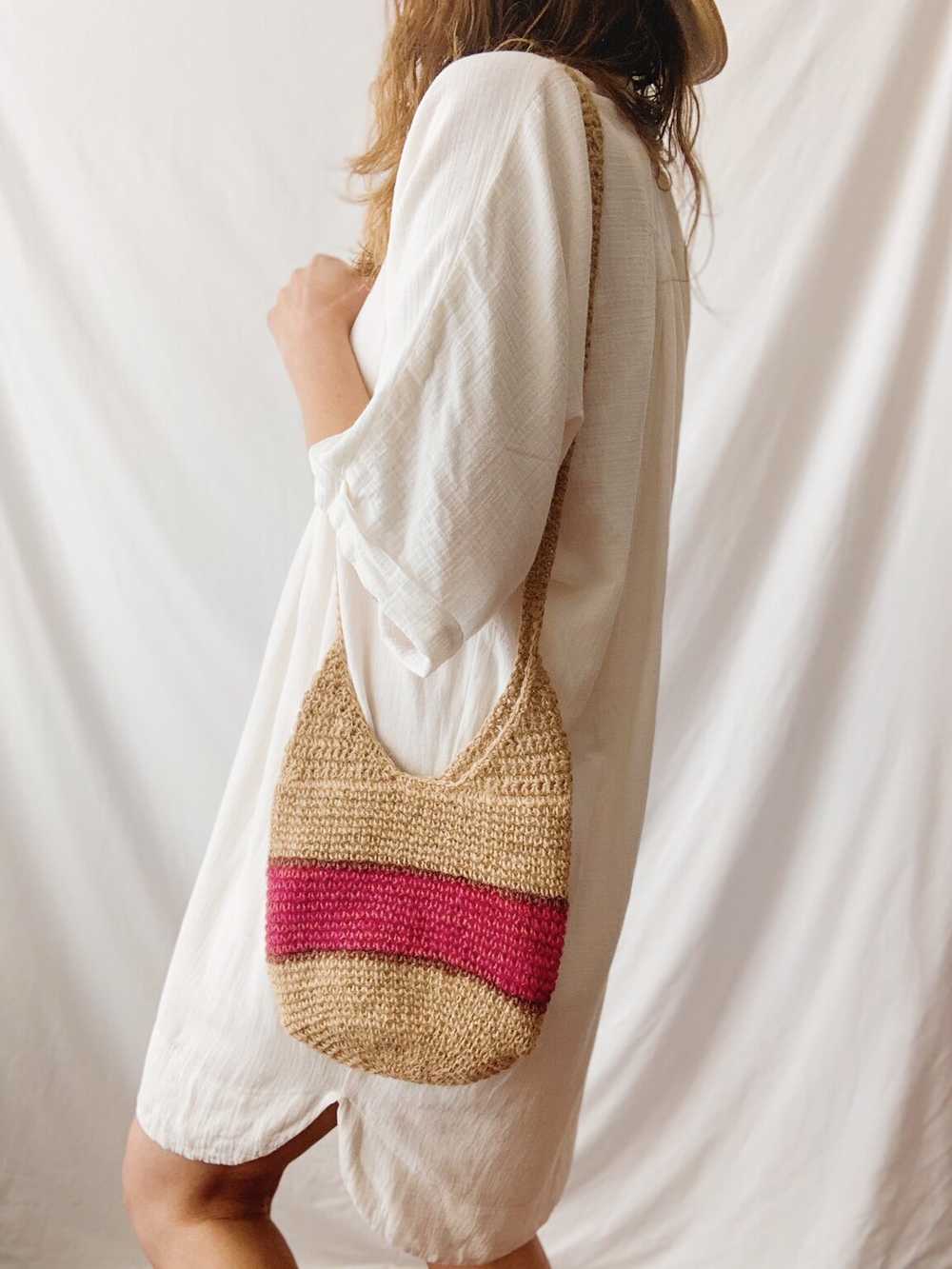 Woven Sisal Crossbody Bag - image 3