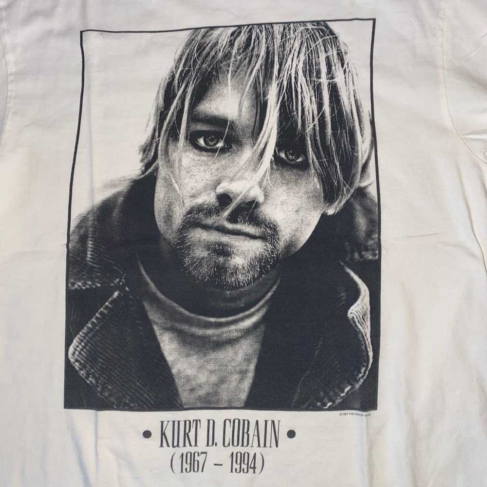 Vintage Vintage Kurt Cobain Tribute T-shirt - image 3