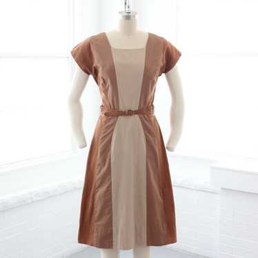 60s Mod Cotton Day Dress - image 1