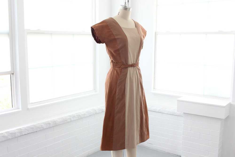 60s Mod Cotton Day Dress - image 3