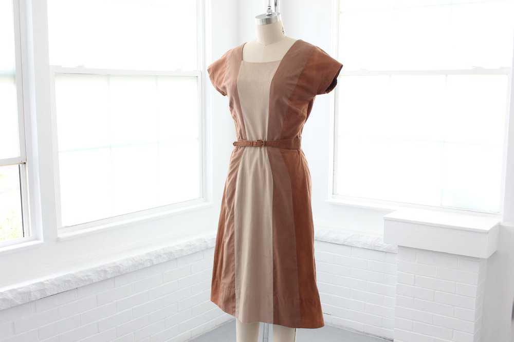 60s Mod Cotton Day Dress - image 4