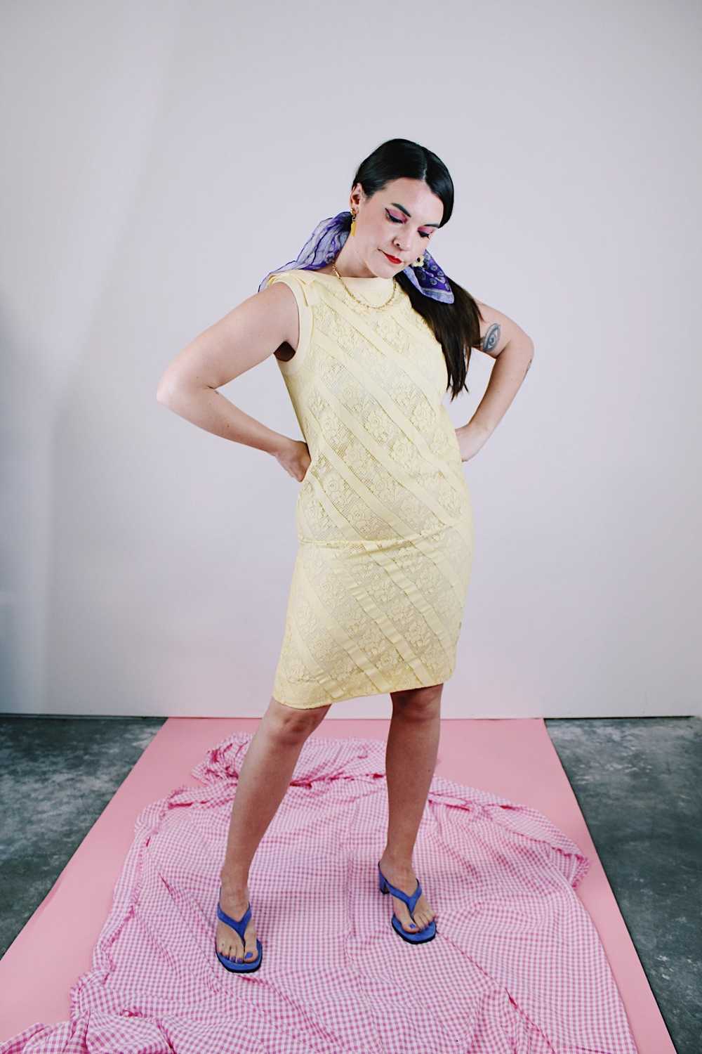 Sleeveless Lace Dress - image 1