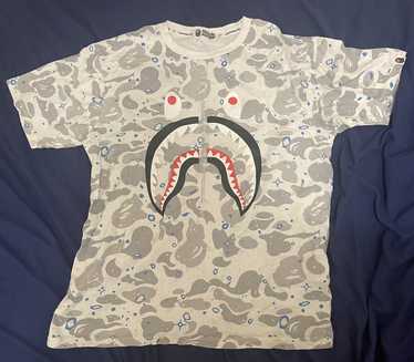 Bape Babe Space Camo shark Tee - image 1