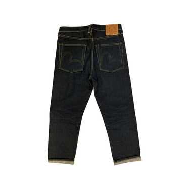 Vintage EVISU Selvedge Denim Jeans Lot 0001-Japanese Writing on Pocket-38 x  31