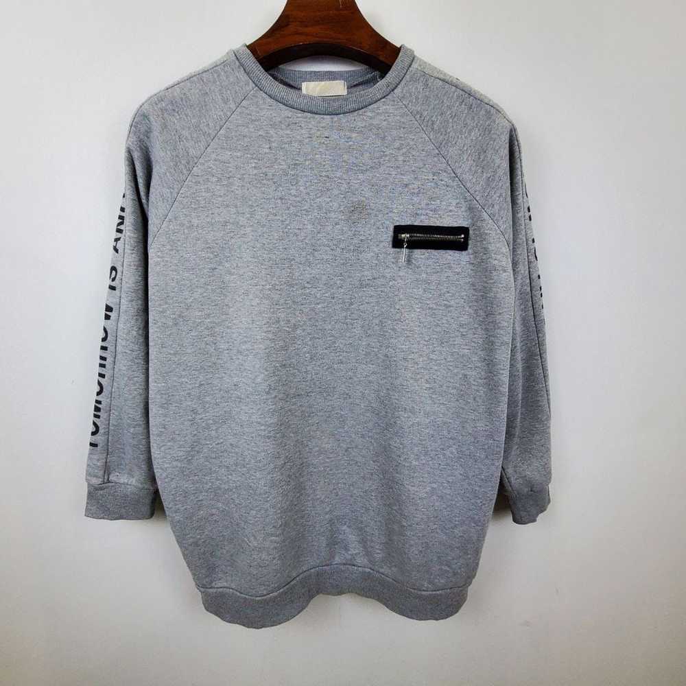 Japanese Brand Galyge words sweatshirt crewneck w… - image 1