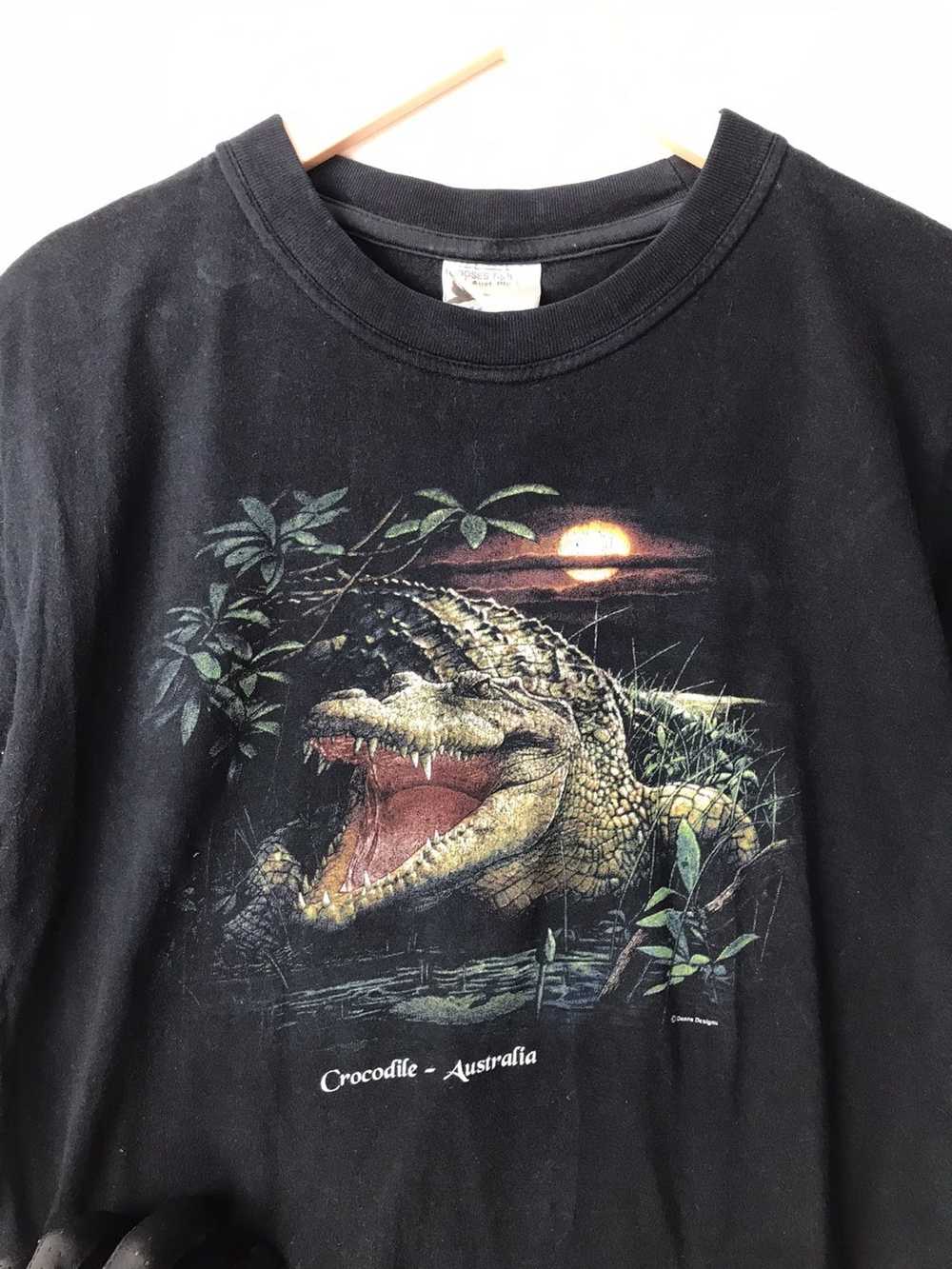 Animal Tee × Vintage Vintage Crocodile Australia - image 2