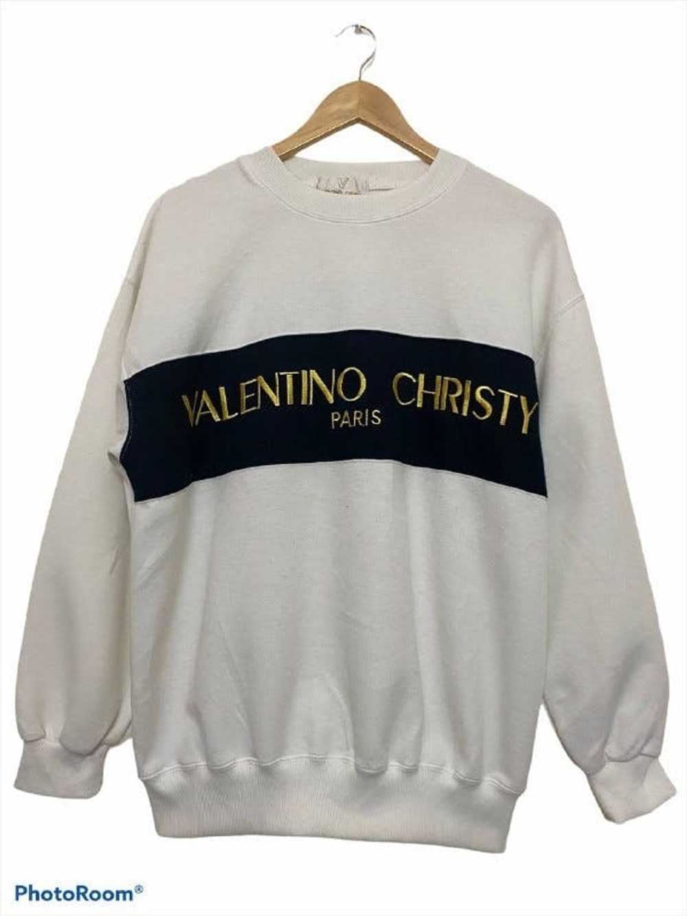 Valentino Vintage VALENTINO CHRISTY Paris sweatsh… - image 1