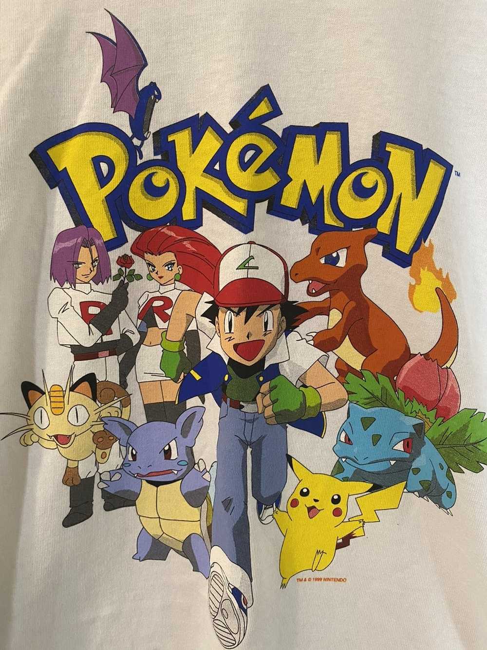 Pokemon × Vintage 1999 Vintage Pokemon Shirt - image 2