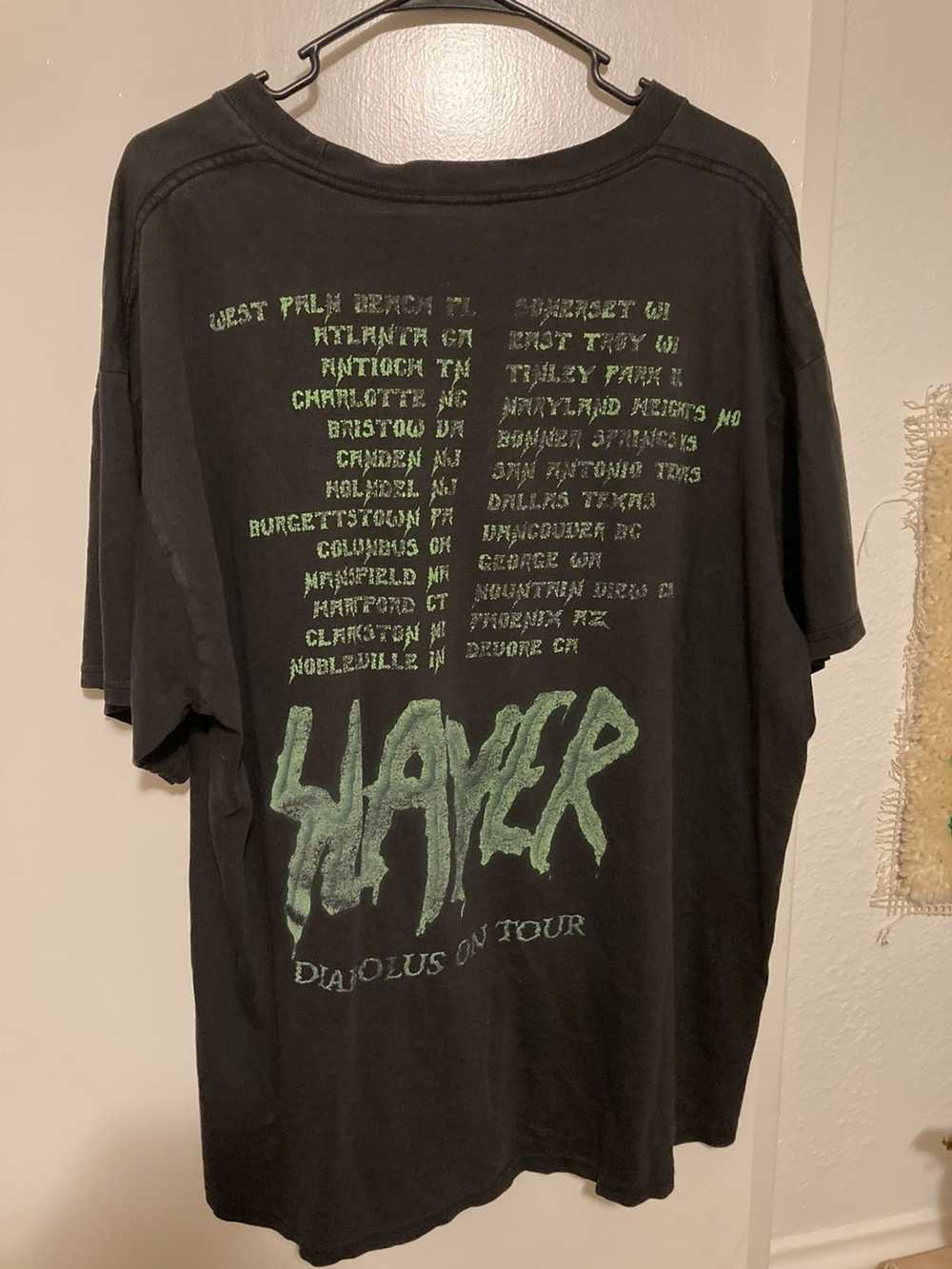 Band Tees × Vintage Slayer tour tee - image 2
