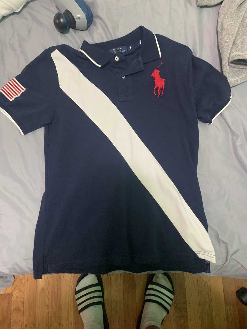 Polo Ralph Lauren Navy American polo tee - image 1