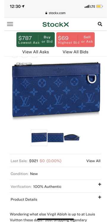 Louis Vuitton Discovery pochette Pacific Taiga PM 