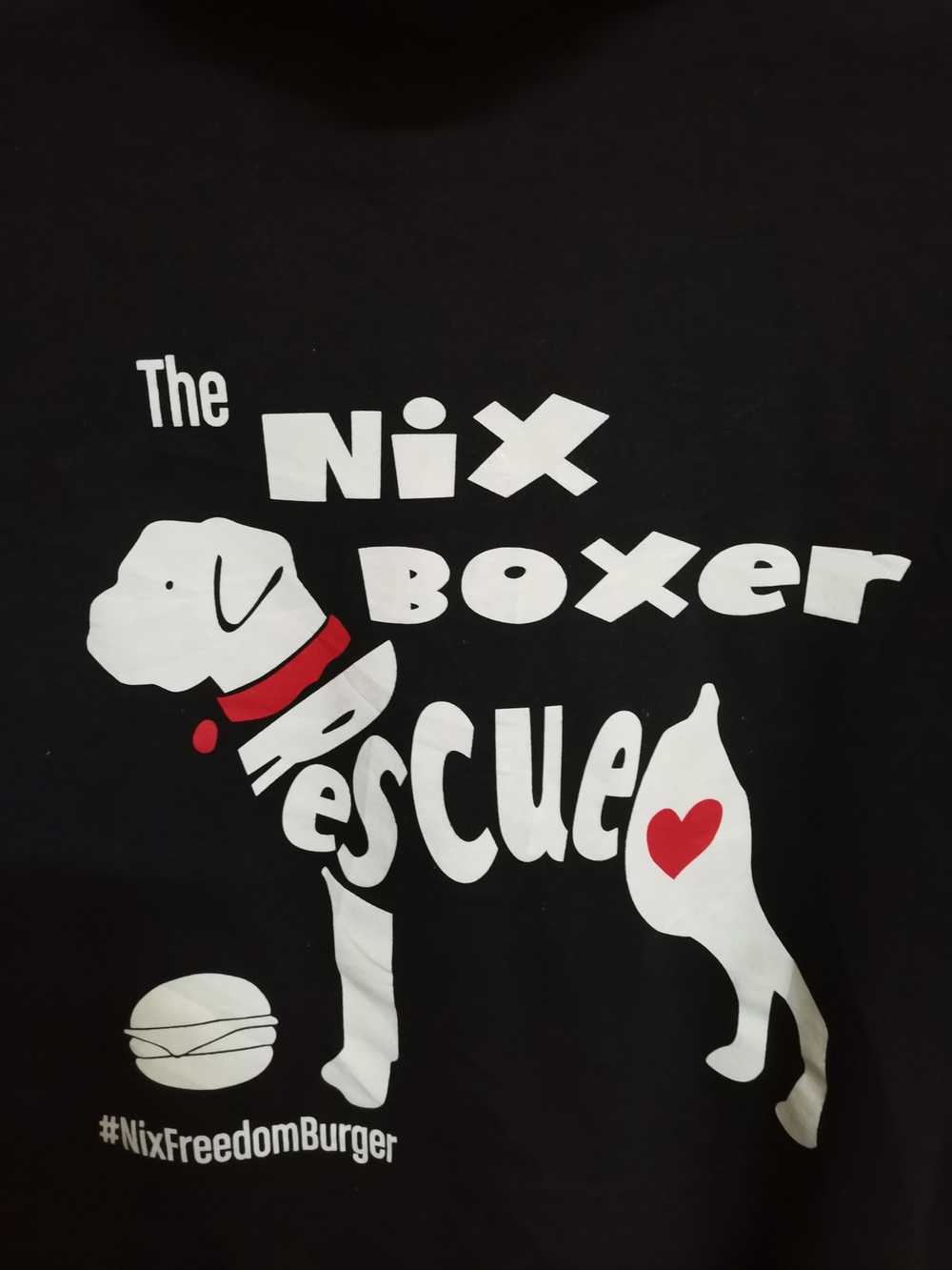 Gildan × Streetwear THE NIX BOXER RESCUE HOODIE - Gem