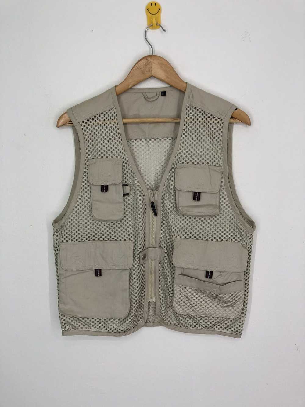 Japanese Brand × Vintage 5 Multi Pocket Vest & Fi… - image 1