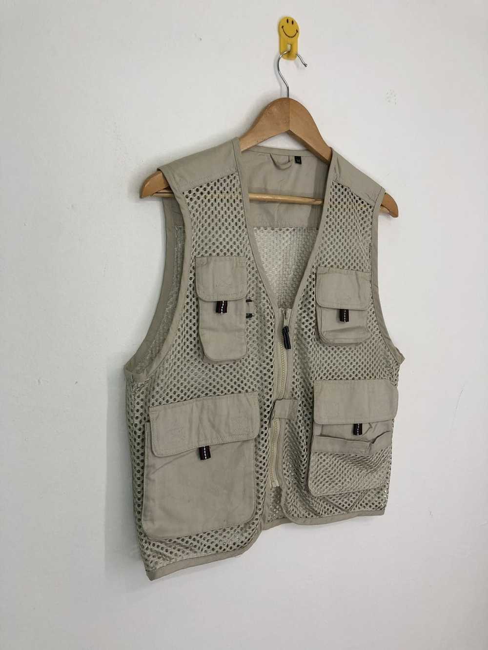 Japanese Brand × Vintage 5 Multi Pocket Vest & Fi… - image 3